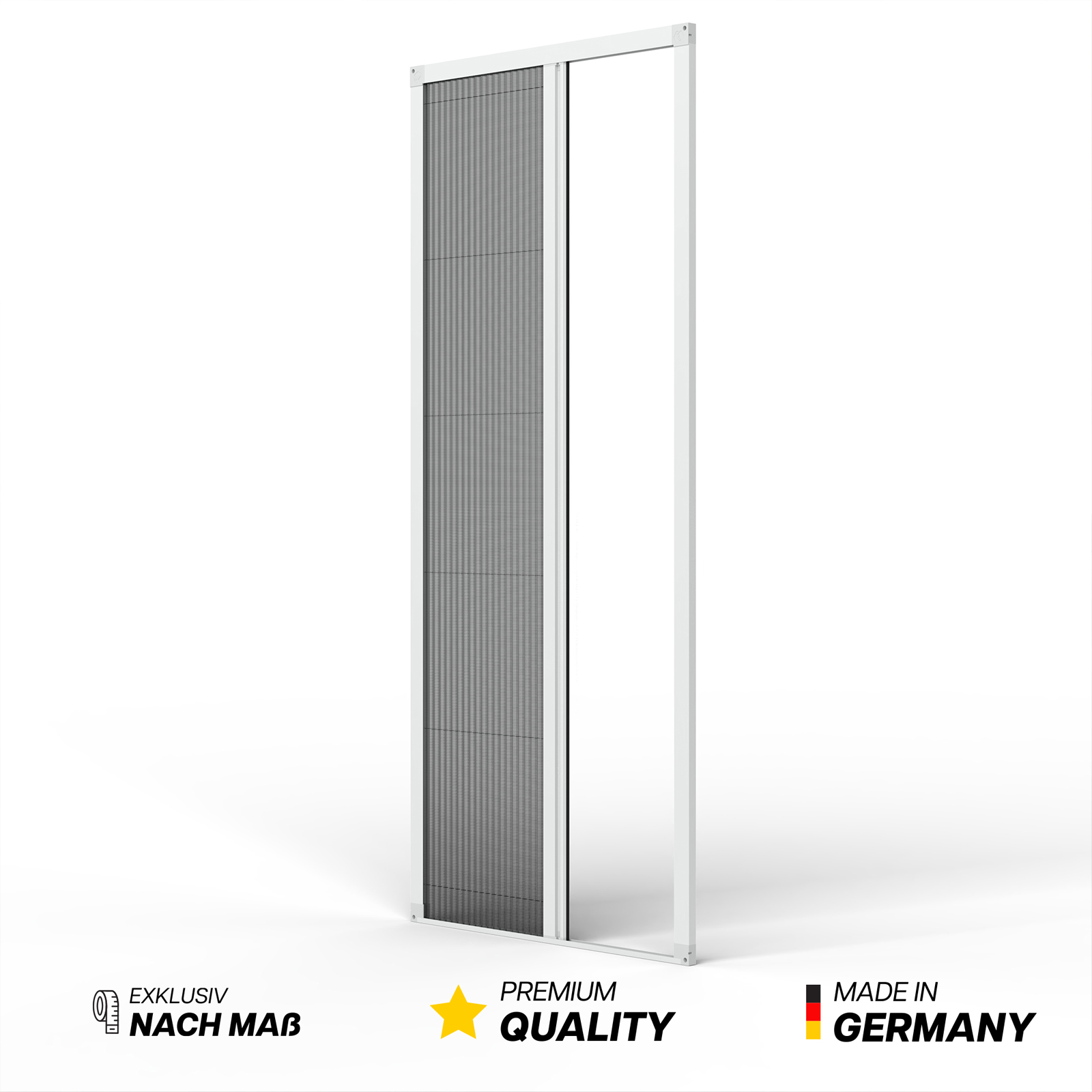 Fliegengitter Plissee nach Maß - gefertigt in Deutschland